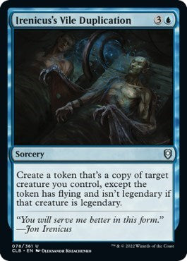 Irenicus's Vile Duplication (Commander Legends: Battle for Baldur's Gate) Near Mint Foil