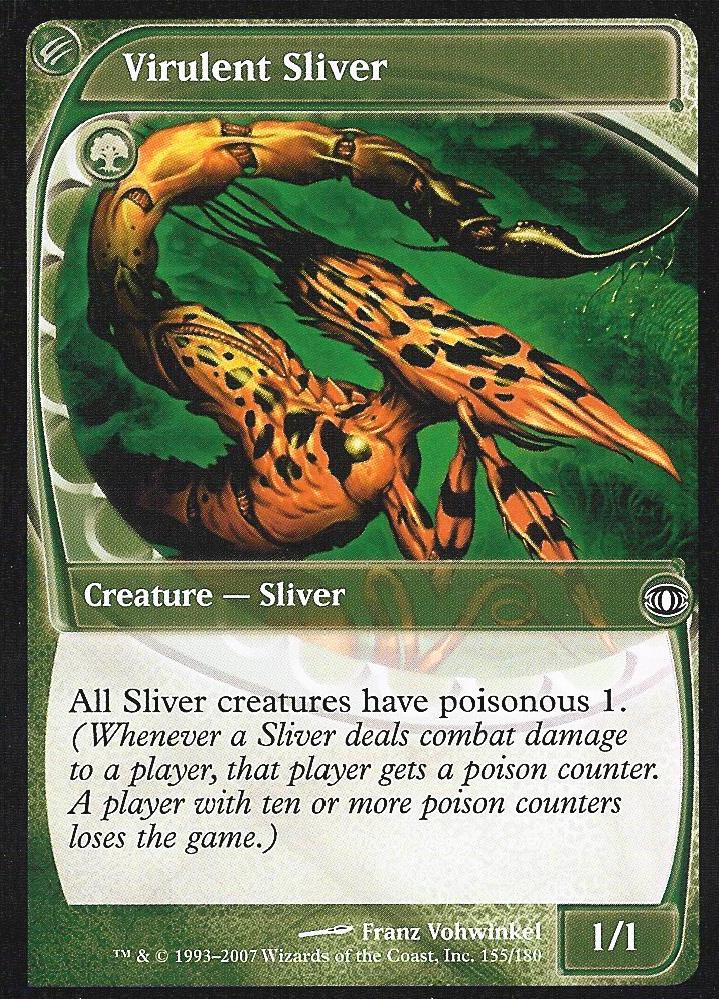 Virulent Sliver (Futuresight) Damaged / Poor