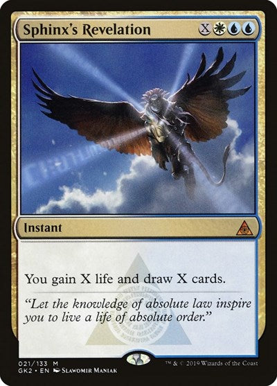 Sphinx's Revelation (Ravnica Allegiance: Guild Kits) Light Play
