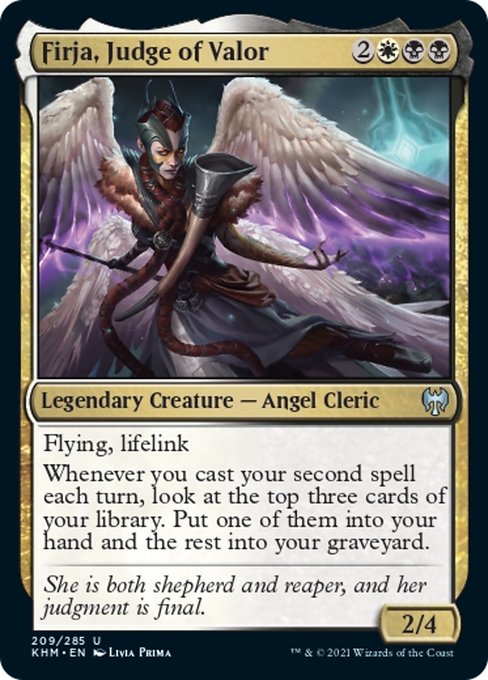 Firja, Judge of Valor (Kaldheim) Near Mint Foil