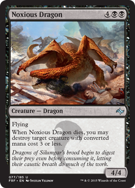 Noxious Dragon (Fate Reforged) Medium Play