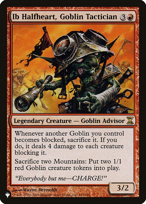 Ib Halfheart Goblin Tactician|0|0|0.00
