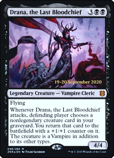 Drana, the Last Bloodchief (Promos: Prerelease Cards) Near Mint Foil