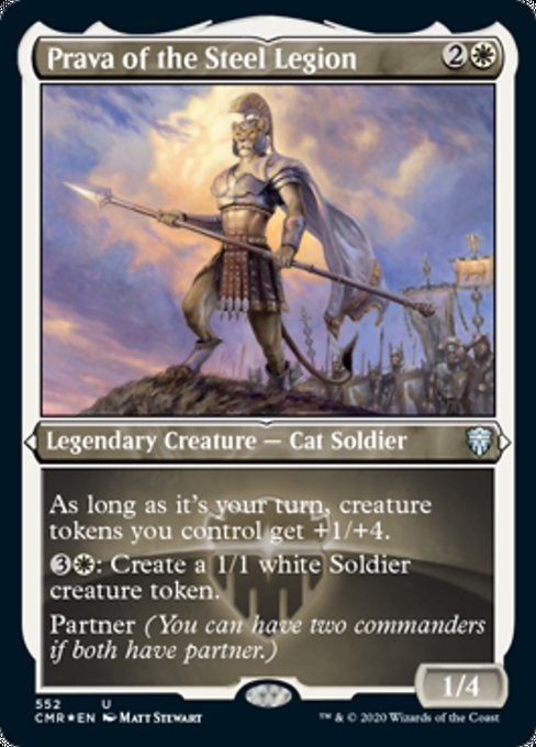 Prava of the Steel Legion (Foil Etched) (Commander Legends) Near Mint Foil