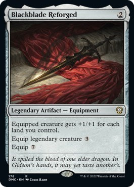 Blackblade Reforged (Commander: Dominaria United) Light Play