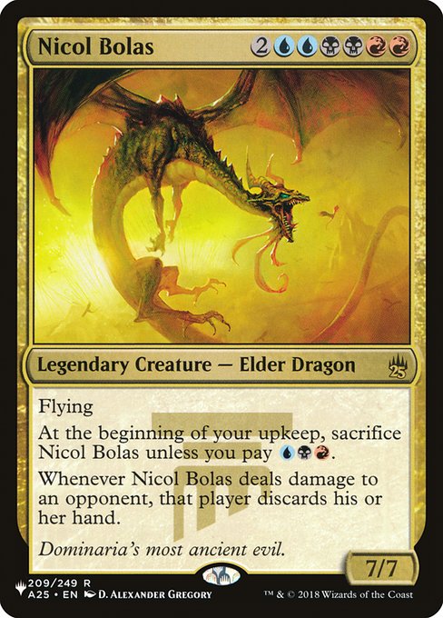 Nicol Bolas (The List) Light Play