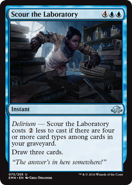 Scour the Laboratory (Eldritch Moon) Medium Play