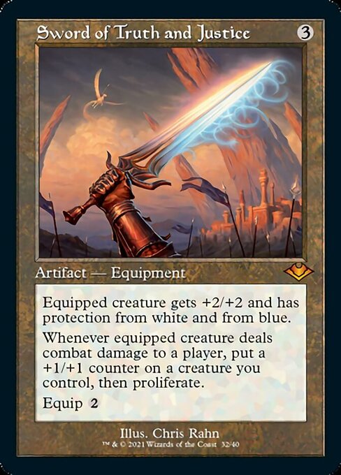 Sword of Truth and Justice (Modern Horizons 1 Retro Frames) Near Mint Foil