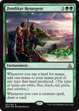 Zendikar Resurgent (Oath of the Gatewatch) Heavy Play