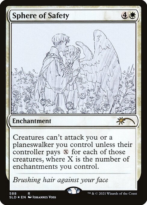 Sphere of Safety Sketch (Secret Lair) Near Mint Foil