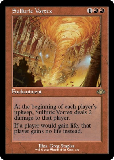 Sulfuric Vortex (Retro Frame) (Dominaria Remastered) Near Mint Foil