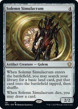 Solemn Simulacrum (Commander: Dominaria United) Near Mint