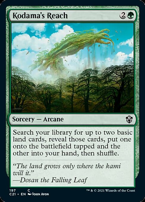 Kodama's Reach (Commander 2021 Strixhaven) Near Mint