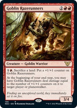 Goblin Razerunners (Commander: Kamigawa: Neon Dynasty) Near Mint