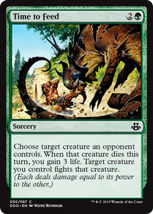 Time to Feed (Duel Decks: Kiora vs Elspeth) Near Mint