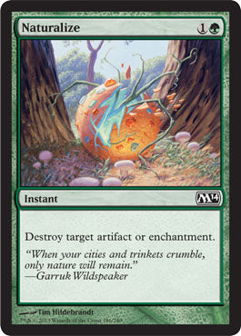 Naturalize (Magic 2014 Core Set) Near Mint