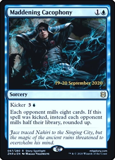 Maddening Cacophony (Promos: Prerelease Cards) Near Mint Foil