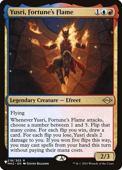 Yusri, Fortune's Flame (Secret Lair Commander: Heads I Win, Tails You Lose) Near Mint