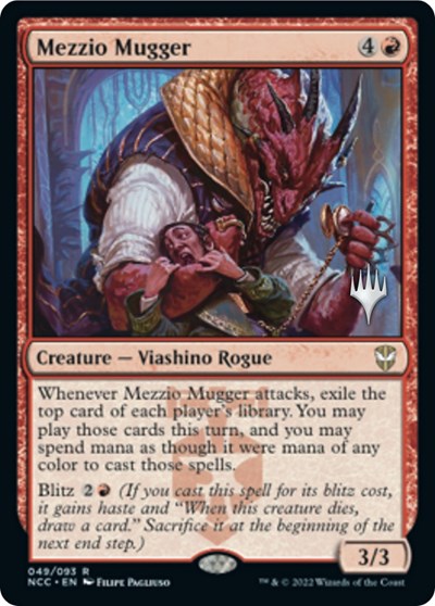 Mezzio Mugger (Promo Pack: Streets of New Capenna) Near Mint Foil