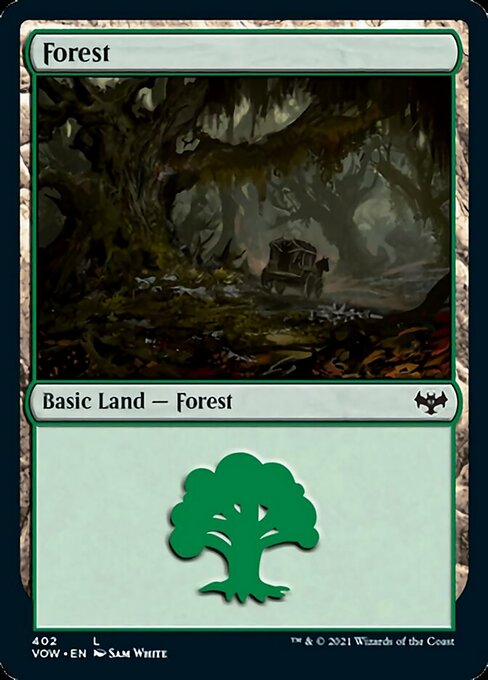 Forest (402) (Innistrad: Crimson Vow) Near Mint Foil