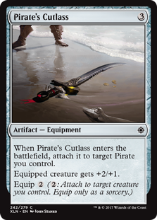 Pirate's Cutlass (Ixalan) Light Play Foil