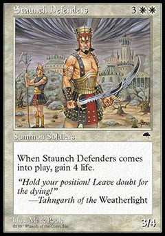 Staunch Defenders (Tempest) Medium Play
