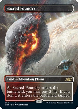 Sacred Foundry (Borderless) (Unfinity) Near Mint
