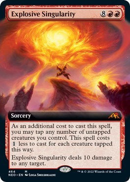 Explosive Singularity (Extended Art) (Kamigawa: Neon Dynasty) Near Mint