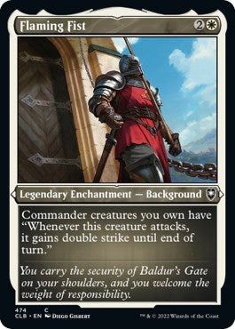 Flaming Fist (Etched Foil) (Commander Legends: Battle for Baldur's Gate) Near Mint Foil