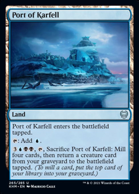 Port of Karfell (Kaldheim) Medium Play Foil