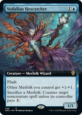 Vodalian Hexcatcher (Extended Art) (Dominaria United) Light Play Foil