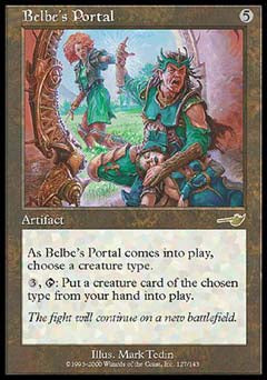Belbe's Portal (Nemesis) Light Play Foil