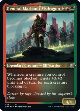 General Marhault Elsdragon (Foil Etched) (Commander: Dominaria United) Near Mint Foil