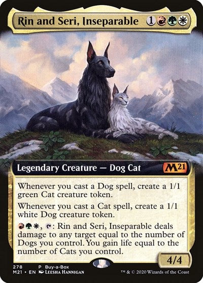 Rin and Seri, Inseparable (Promos: Buy-A-Box) Light Play Foil
