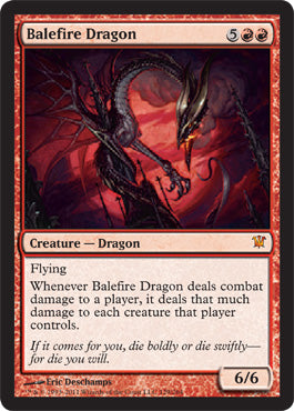 Balefire Dragon (Innistrad) Damaged / Poor
