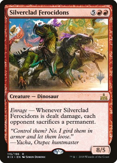 Silverclad Ferocidons (Promo Pack: Core Set 2020) Medium Play