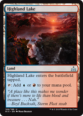 Highland Lake (Rivals of Ixalan) Near Mint
