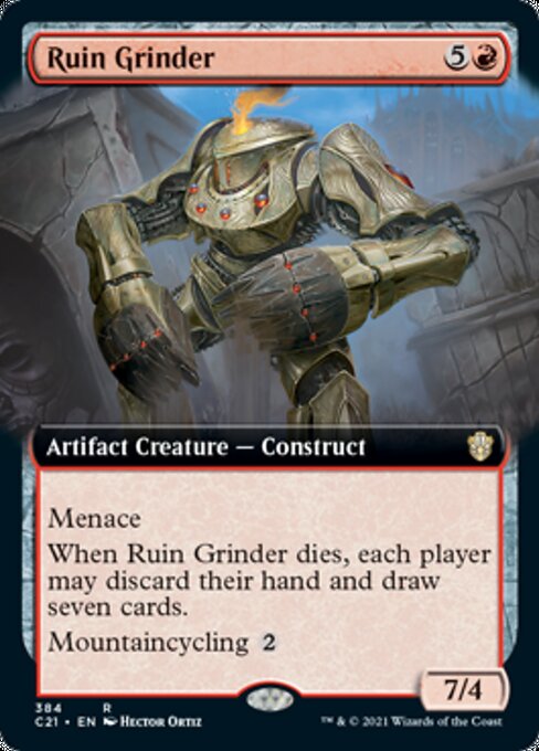 Ruin Grinder (Extended Art) (Commander 2021 Strixhaven) Light Play