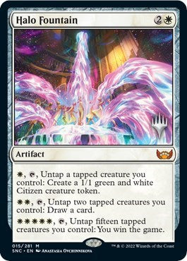 Halo Fountain (Promo Pack: Streets of New Capenna) Light Play Foil