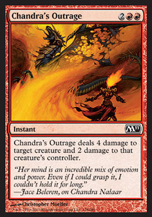 Chandra's Outrage (Magic 2011 Core Set) Light Play