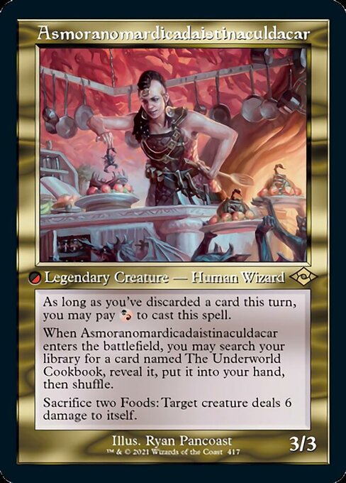 Asmoranomardicadaistinaculdacar (Retro Frame) (Modern Horizons 2) Light Play Foil