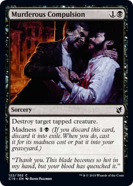 Murderous Compulsion (Commander 2019) Near Mint
