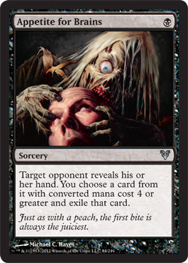 Appetite for Brains (Avacyn Restored) Light Play Foil
