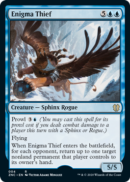 Enigma Thief (Commander 2020 Zendikar Rising) Near Mint