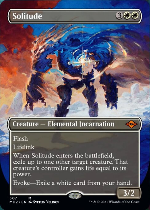 Solitude (Borderless) (Modern Horizons 2) Near Mint Foil