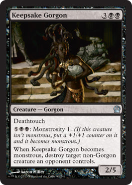 Keepsake Gorgon (Theros) Near Mint Foil