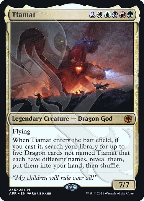 Tiamat (AFR Ampersand Promos) Near Mint Foil
