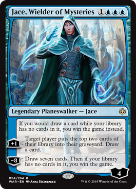 Jace, Wielder of Mysteries (War of the Spark) Light Play Foil