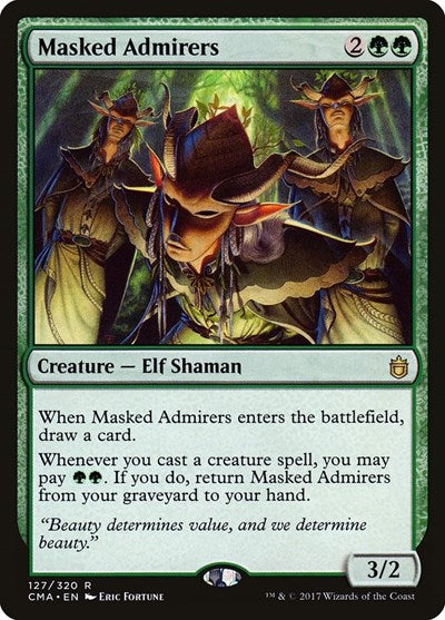 Masked Admirers (Commander Anthology) Light Play