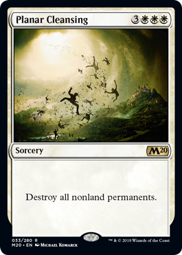 Planar Cleansing (Magic 2020 Core Set) Light Play